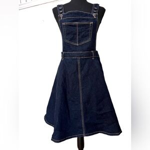 Hell bunny Denim Jumper Dress in size XL (Pinafore)